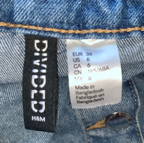 H&M overall denim jean dress - Picture 2 of 8